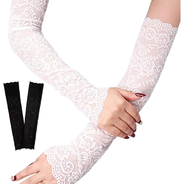 Guanti In Pizzo Senza Dita Nanxson - Per Spose, Feste E Halloween - Foto 6