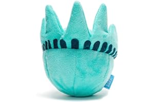 Barkbox Lady Liberty Ball - Giocattolo per cani 2 in 1, in peluche, per cani di taglia grande, Liberty Ball - Large