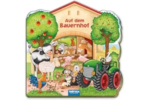 TRÖTSCH - Fensterbuch "Auf dem Bauernhof" | Spannendes Kinderbuch mit beweglichen Fenstern zum Erkunden: Bilderbuch mit liebevollen Illustrationen und vielen Details über den Bauernhof | Ab 2 Jahren