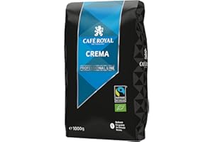 Café Royal Crema Bio Fairtrade Max Havelaar Professional Line Bohnenkaffee. 1er Pack (1 x 1 kg)