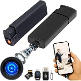 Mini Hidden Spy Camera Camouflage Lighter (Total Pack with 32GB Card Reader and OTG for Mobile) No Lens Hole, No Light When R