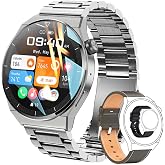 paazomu Erkek akıllı saat, Bluetooth &ccedil;ağrıları, fitness izleme, nabız, kan oksijen, uyku izleme, sağlık saati, IP68 su ge&ccedil;irm