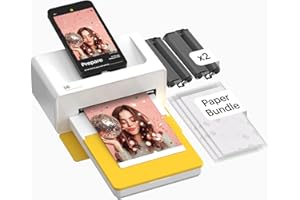 KODAK Dock Plus 4PASS Instant Photo Printer (10 x 15 cm) + Initial 10 Sheets + 40 Sheets Bundle