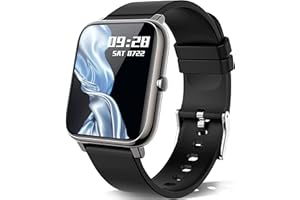 KALINCO Reloj Inteligente Hombre Mujer, Smartwatch Hombre con Oxígeno Sanguíneo Presión Arterial Frecuencia Cardíaca Sueño, Reloj Deportivo para Android iOS