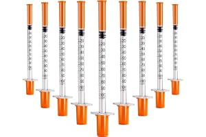 100 stycken 1 ml plastvalv 31 g 8 mm individuellt förseglad, individuellt förpackad, för laboratoriemätning, vätskeseparation