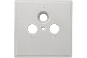 Axing SZU 2-00 plaque murale cache pour prise SSD 5-xx et SSD 6-xx blanc