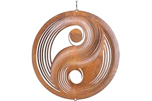 CIM Mobile à Suspendre -Edelrost Yin Yang 250 - en Acier Finition rouillée