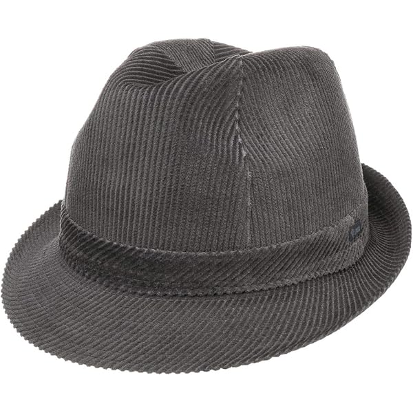 fiebig Westminster corduroy hoed | Trilby voor dames & heren gemaakt van katoen | Fedora met koordband, binnenband & mesh voering | In vele kleuren en maten (55-S, Beige