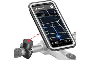 Shapeheart französische Innovation, magnetische Fahrrad-Telefonhalterung Pro mit abnehmbarer wetterfester Hülle. Handyhalterung für Fahrräder, Elektrofahrräder, Roller, Mountainbikes... Fahrradzubehör