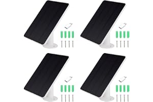 Generic Solpanelsladdare för Arlo Pro 6 - Högeffektiva 5W Paneler, Väderbeständig, Lång Kabel - Idealisk för Utomhusövervakningskamerasystem