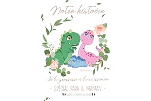 MES CARTES MATERNITÉ Livre de grossesse spécial papa et maman - carnet à remplir essai bébé et suivi bébé - journal de grossesse - Fabriqué en FRANCE