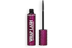 ‎REVOLUTION BEAUTY LONDON Revolution, Wrap Lash Tubing Mascara, Wischfest & Wasserfest für Maximale Länge und Volumen, Vegan & Tierversuchsfrei, Burgunderrot, 8,5 ml