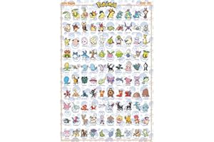 Close Up Póster Pokémon - Johto Region [Caractéres] (61cm x 91,5cm)
