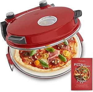 SPRINGLANE Forno per Pizza Peppo, Pizza Maker Elettrico a 350 °C con Timer  e Spia di Cottura, incluse 2 Spatole grandi per Pizza - rosso : Amazon.it:  Casa e cucina