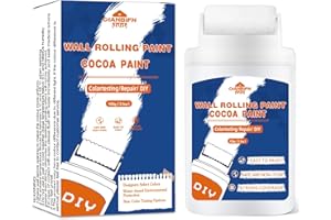 CIANBIFN 1pc Rodillo Pintura Pared, pintura de pared 2 en 1, Portátil de Pintura Blanca Interior, Cepillo de rodillo de reparación de pared, Paint Roller para Cubrir Graffiti, Manchas, Rayaduras