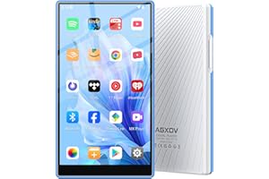 AGXOV 96GB MP3 Player with Bluetooth and WiFi, Android Spotify Music Player for Pandora, Amazon Music, Audible. 5" Touchscreen, Speaker, Supports Play Store,Up to 512GB (P50)