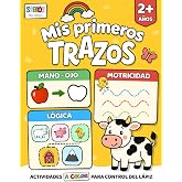Mis primeros TRAZOS. Mano-Ojo, L&oacute;gica, Motricidad. Actividades A COLOR para control del l&aacute;piz para ni&ntilde;os desde 2 a&ntilde;os.: N&uacute;mer