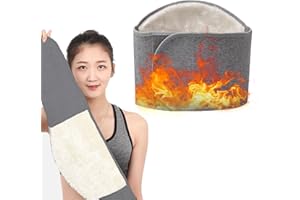 BNOYONERAS Lendenbandage aus Plüsch, Winter Kaschmir Nierenwärmer Rückenwärmer Wärmeschutz Gürtel RückenTaille Wärmegürtel Leibwärmer Damen Wärmekissen Bauchwärmer Nierenschutz Taillengürtel Bauch Taille