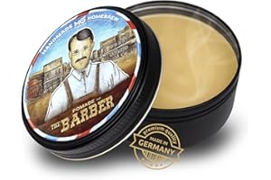 MG POMADEN MG Pomade THE BARBER, Herren, wasserfest und pflegend, ölbasierte Haarpomade, Natürliche Wachs-Formulierung für starken Halt, Haar Wax, Haarwachs Männer, Haar- Bart Styling, Hair Clay