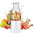 Ease Essential Handy Portable Juice Mixer Blender - Powerful 6-Blade System, 420ml Capacity, USB Charging - Effortless On-the-Go Blending for Fresh Juices, Shakes, Smoothies, and More