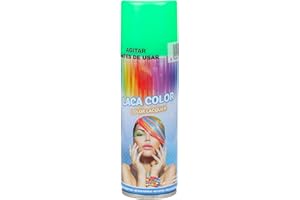 ETREXONLINE Spray Temporal con Color para Cabello - Efecto Vibrante, Fácil Lavado, Apto para Todos los Tipos, Secado Rápido, Ideal para Fiestas y Eventos, 125ml (Color Verde, 1 unit)