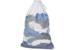 DoGeek Filet Linge Machine à Laver Sac de Lavage en Maille à la Corde pour la Lessive (1pc)