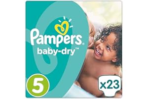 Pampers Baby-Dry taglia 5, 11-16 kg, 23 pannolini