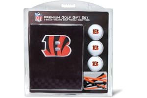 Team Golf NFL Geschenkset: Besticktes Handtuch, 3 Golfbälle und 14 Tees, dreifach gefaltetes Baumwollhandtuch, 40,6 x 55,9 cm