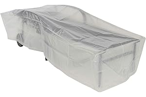 ‎GREEMOTION Greemotion Schutzhülle für Liege wasserabweisen mit Ösen, Transparent, 200x75x40cm