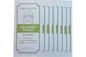 MISSHA Speedy Solution Anti Trouble Patch Set, 24 Stück Pickel und Mitesser, reduziert Entzündungen und absorbiert Fett, bakterieller Schutz, für helle und gesunde Haut