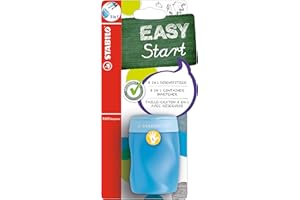 STABILO Taille crayons 3 taille de mines EASYsharpener spécial Gaucher Bleu