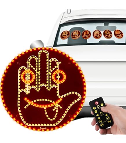 2-in-1 vingerlicht, 14 modi, duim up down licht, uitdrukking
