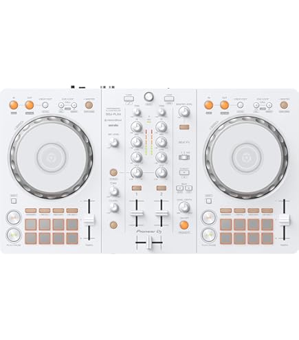 Pioneer DJ DM-40D-W 4-inch Desktop Active Monitor Speaker - White