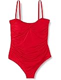 Amazon Brand: Iris & Lilly Ladies' Shaping Swimsuit with a wrap design