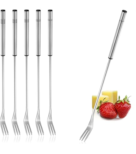 Set Di 2 Colini Per Fonduta In Acciaio Inox - Professionali, Con Manico E Lavabili In Lavastoviglie - Foto 12