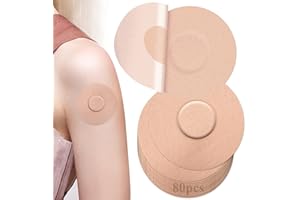 PKCHYE 80 Patch Freestyle Libre Patch Rond Autocollants pour Capteur de Sport Respirants Imperméables Pansements Freestyle Libre pour Capteur Freestyle Libre 1 2 & 3