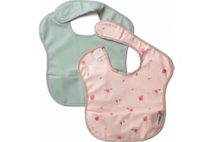 BABATÉ Kids - Pack 2 Baberos bebe impermeables sin mangas, Babero sin mangas, Baberos BLW, Babete impermeável bebe, Babero Impermeable Infantil