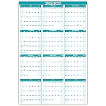 Julian Calendar 2023 Today 2022-2023 Yearly Wall Calendar - 2022-2023 Wall Calendar With Julian Date,  Jul 2022 - Jun 2023, One Page For Organizing, Premium Thick Paper,  Vertical, Gift Pocket, 34.8" X 22.8" (Open) : Buy