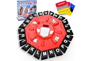 Pmgud Wörter Spiel,Buchstaben Spiel Drücken mit Timer Deutsch,Familienspiele Brettspiele Partyspiele Wortspiel für Kinder und Erwachsene, Gesellschaftsspiele für 2-8 Personen