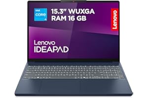 ‎LENOVO Lenovo IdeaPad Slim 3 Laptop | 15.6" WUXGA Display | Intel Core i5-13420H | 16GB RAM | 512GB SSD | Intel UHD Grafik | Windows 11 Home | QWERTZ | Cosmic Blue | 3 Monate Premium Care