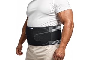 Fitomo Abdominal Binder with Pressurized Strap & 3D Pad for Umbilical Hernia Support | Adjustable, Discreet for Men & Women