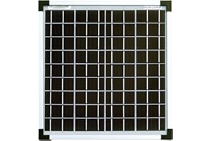 enjoy solar Mono 20W 12V Monokristallines Solarpanel Solarmodul Photovoltaikmodul ideal für Wohnmobil, Gartenhäuse, Boot