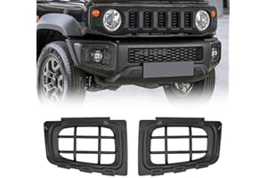 Archaic Grille de protection pour feux antibrouillard Suzuki Jimny Sierra JB74 2018-2024, protection pour feux antibrouillard avant, pièces extérieures