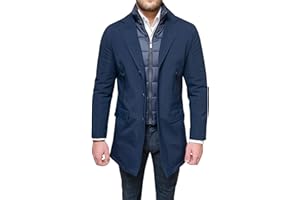 EVOGA Giaccone piumino uomo Sartoriale giacca Soprabito Elegante casual Invernale