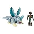 Dreamworks Dragons "The 9 Worlds" Adventure Set with Dragon and Rider Figure, D'Angelo and Plowhorn, for Children from 4 Years