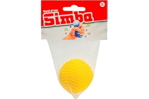 SIMBA 108614689 anti-stressboll, 3-faldigt sorterad, det levereras bara ett objekt 6 cm, bollleksak, klämboll, stressboll, kl