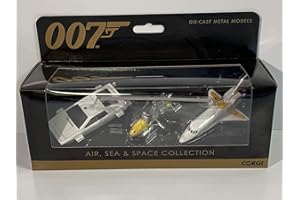 Corgi TY99283 Kolekcja Jamesa Bonda (wahadłowiec kosmiczny, Little Nellie, Lotus Esprit), biały