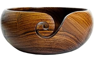 NAGINA INTERNATIONAL Stitch Happy handgefertigte Woll-Schale, extragroß, aus Holz, mit elegantem Design