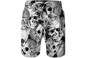 ALISISTER Bañadores de Natación Hombre 3D Impresión Pantalones Cortos Quick Dry Verano Swim Shorts con Forro de Malla S-XXL