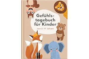 ‎MEMORIECATION memoriecation Gefühlstagebuch Kinder 6-11 Jahre - Gefühle spielerisch verstehen und ausdrücken - Gefühle Buch Kinder, Tagebuch Kinder, Tagebuch Mädchen & Jungs